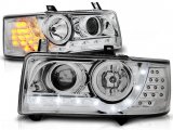 Передние фары VW T4 с диодами